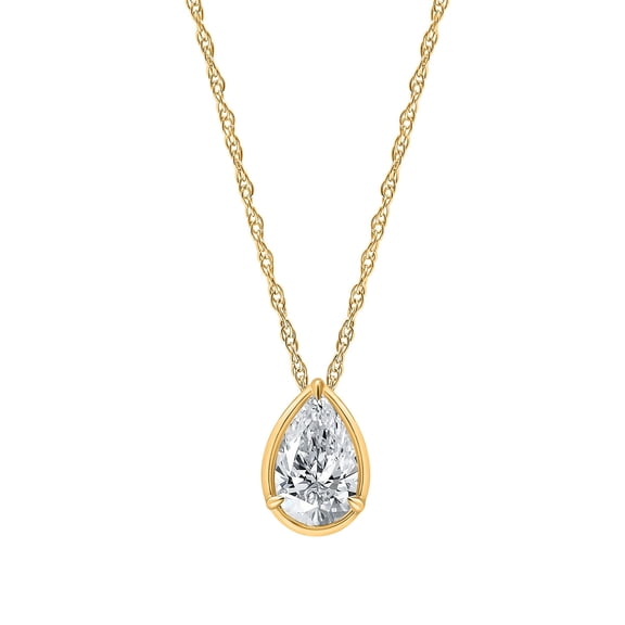 Lab Created Diamond Pendant in 14K Gold