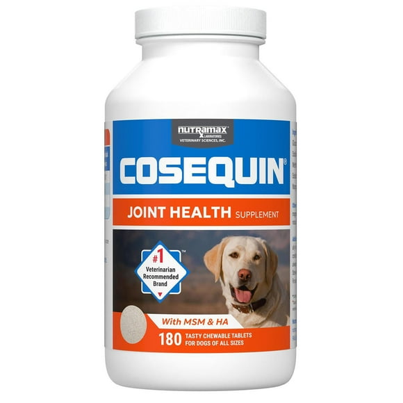 Nutramax Cosequin Maximum Strength Joint Health Dog Supplement with MSM and Hyaluronic Acid, 180 ct.