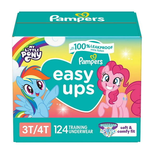 Pampers Easy Ups Training Pants Underwear, Sizes 2T-6T