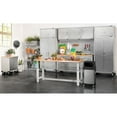 thumbnail image 14 of Seville Classics UltraHD 8-Piece Rolling Steel Garage Storage Cabinet With Stacker Set, 12 Feet Wide, 14 of 16