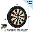 thumbnail image 3 of Barrington Urban 10-Player Texas Hold'em Poker Table with Dining Tabletop with Bonus Dartboard, 3 of 10
