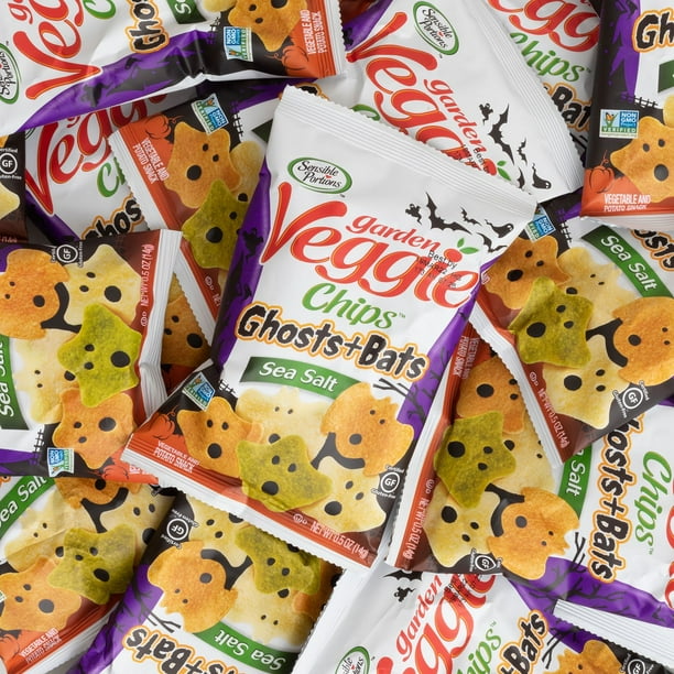 Sensible Portions Garden Veggie Ghost & Bats Veggie Chips, 0.5 oz., 40 pk.