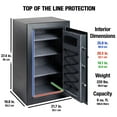 thumbnail image 3 of SentrySafe T0-331 Security Safe with Digital Keypad 6.0 Cubic Feet, 3 of 6