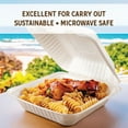 thumbnail image 4 of Earth Table Compostable Standard Paper Take-Out Container, 1-Compartment, 50 ct., 4 of 4