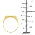 thumbnail image 6 of Squared Signet Ring in 14K Gold, 6 of 9