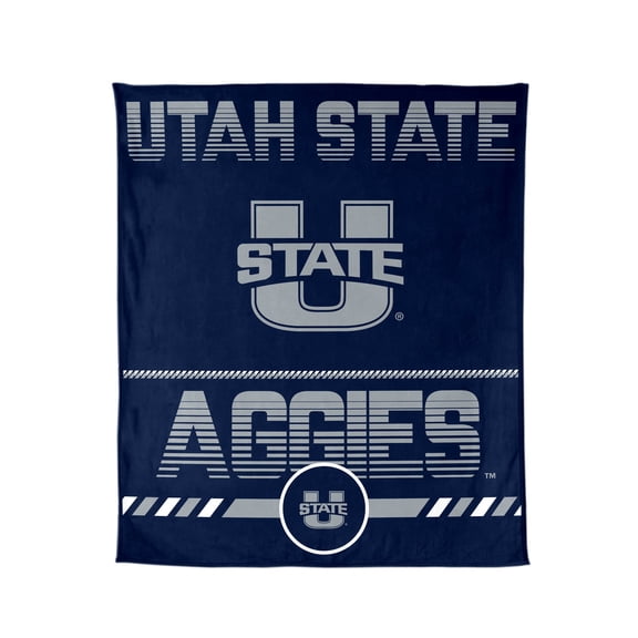 Logo Brands Utah State Aggies 60"x70" Super Plush Blanket