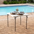 thumbnail image 7 of Lifetime 34" Residential Square Fold-In-Half Table, White, 7 of 10