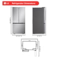 thumbnail image 5 of LG 21 cu.ft. 3-Door French Door Counter-Depth Refrigerator, 5 of 17