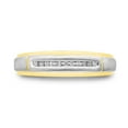 thumbnail image 2 of 0.06 CT. T.W. Round Cut Single Row Mens Diamond Band in 14K Gold, 2 of 4