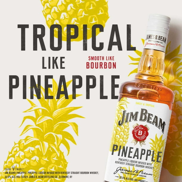 Jim Beam Pineapple Bourbon Whiskey, 750 ml - Samsclub.com