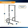 thumbnail image 2 of Marcy Half Cage Squat Rack with Safety and Bar Catches, 2 of 9