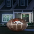 thumbnail image 3 of Logo Brands Denver Broncos Pre-Lit 10'x6' Inflatable Football, 3 of 6