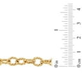 thumbnail image 3 of Ribbed Rolo Link Bracelet in 14K Yellow Gold, 3 of 3