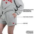 thumbnail image 5 of State of Mine Women's Valentine's Day Fleece Short, 5 of 6
