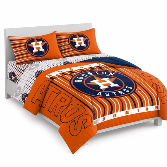 Logo Brands Houston Astros Bed-In-A-Bag Set