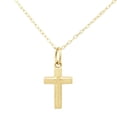 thumbnail image 2 of Cross Pendant Necklace and Stud Earring Set in 14K Gold, 2 of 6