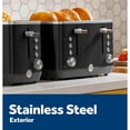 thumbnail image 6 of GE 4-Slice Stainless Steel Toaster with Extra Wide Slots, 6 of 6