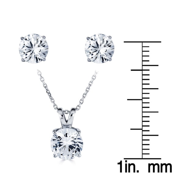 Set De Bijoux White Stag - Collier, Bague & Boucles D'Oreilles En Cristal Bleu