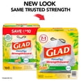 thumbnail image 3 of Glad ForceFlex Tall Kitchen Drawstring Trash Bags, Gain Original scent with Febreze Freshness, 13 Gallon, 160 ct., 3 of 12