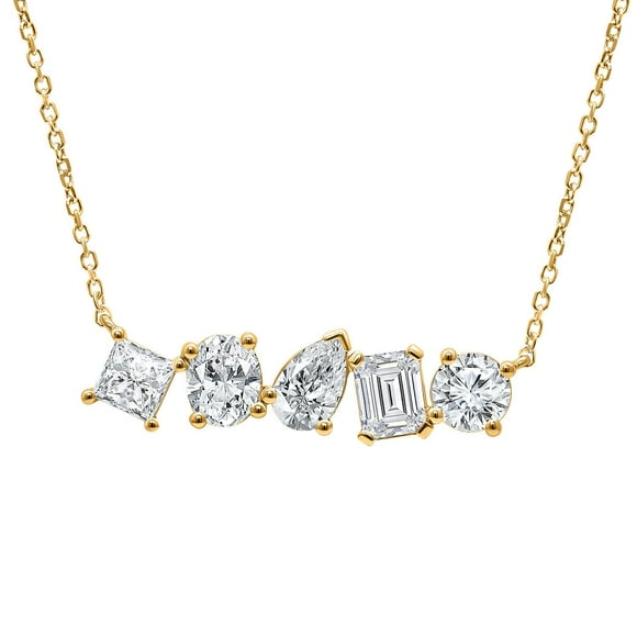 Lab Created 1.50 CT. T. W. Diamond Pendant in 14K Gold