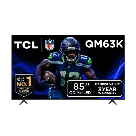 TCL 85" Q Series 4K UHD HDR QD-Mini LED Smart TV with Google TV - 85QM63K