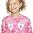 thumbnail image 4 of Hurley Girls Fleece Crew and Jogger Set, 4 of 8