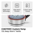 thumbnail image 3 of Chefman Custom-Temp 1.8L Electric Tea Kettle With Tea Infuser, 3 of 10