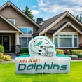 thumbnail image 2 of Logo Brands Miami Dolphins Pre-Lit 7’x10’ Team Inflatable, 2 of 6