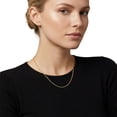 thumbnail image 4 of Diamond Cut Cable Link Chain Solid in 14K Gold, 4 of 4