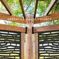 thumbnail image 3 of Backyard Discovery Verona Cedar Cabana Pergola  Light Brown, 3 of 10