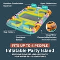 thumbnail image 3 of Hydro Force 4-Person Inflatable Island, 3 of 14