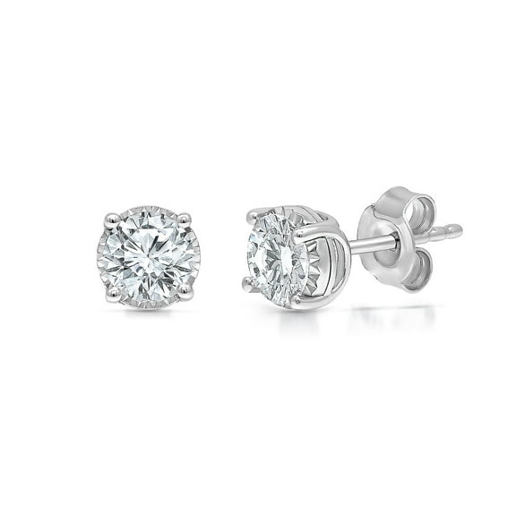0.45 CT. T.W. Diamond Stud Earrings in 14K Gold