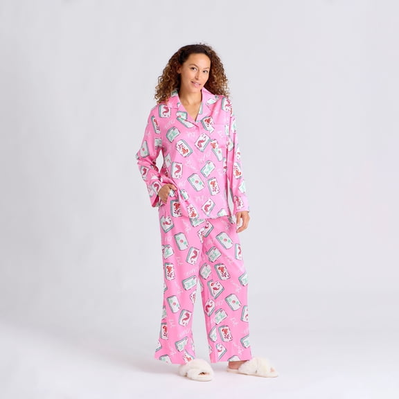 Nick & Nora Satin Pajama Set