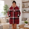 thumbnail image 4 of Pegasus Sports San Francisco 49ers Wearable Sherpa Throw, 4 of 6