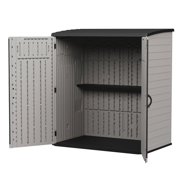 Suncast 6'x4' Extra Large Vertical Outdoor Storage Shed with Shelf