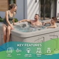 thumbnail image 5 of Lifesmart LS100DX 4-Person 20-Jet 110v Plug and Play Spa with Waterfall, 5 of 10