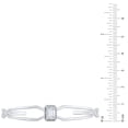 thumbnail image 5 of 1.46 CT. Emerald Cut Lab Created Diamond Bracelet in 14K Gold, 5 of 6