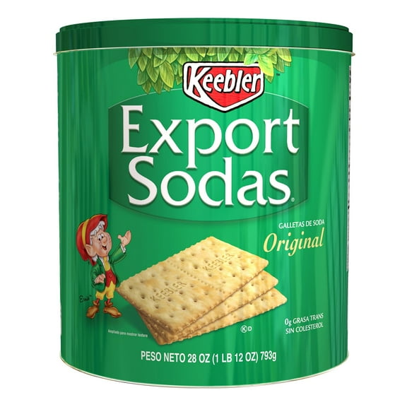 Keebler Export Sodas Original Snack Crackers, 28 oz.