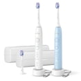 thumbnail image 1 of Philips Sonicare Supreme Clean Rechargeable Toothbrush, White and Blue, 2 pk., 1 of 9
