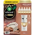 thumbnail image 1 of Air Wick Scented Oil, Warm Cashmere & Sandalwood, 1 Warmer + 6 Refills, 1 of 7