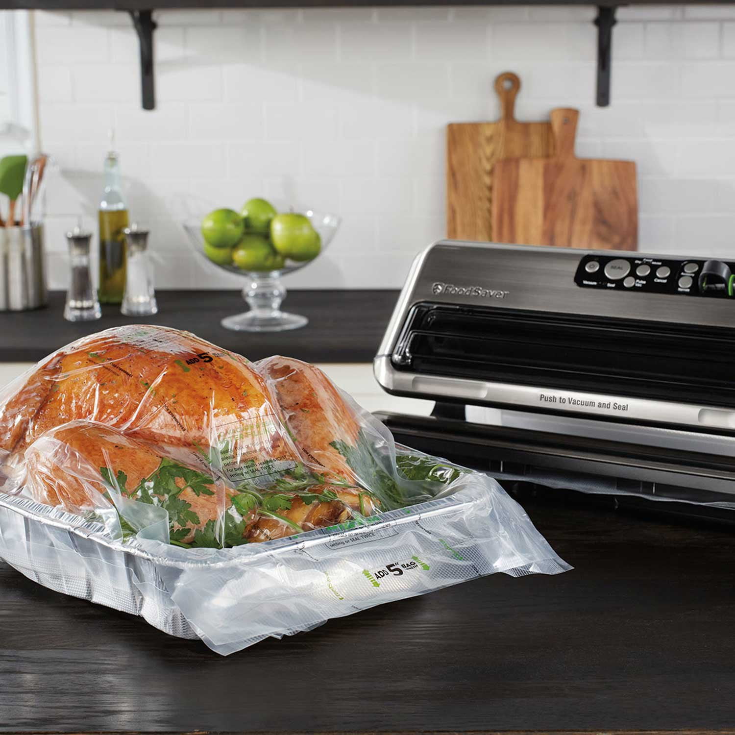 FoodSaver FM5460 Food Preservation System, 2-in-1 Automatic Vacuum