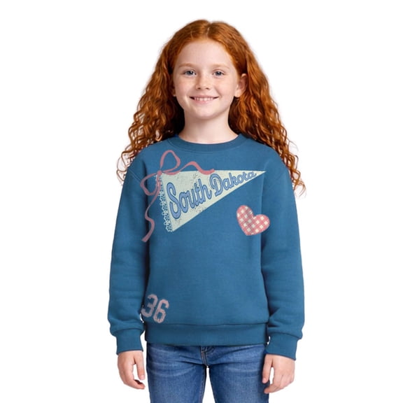 State of Mine Kids Pennant Picnic Crew Sweatshirt