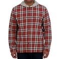 thumbnail image 1 of Aeropostale Men's Flannel Button-Down Hoodie, 1 of 10