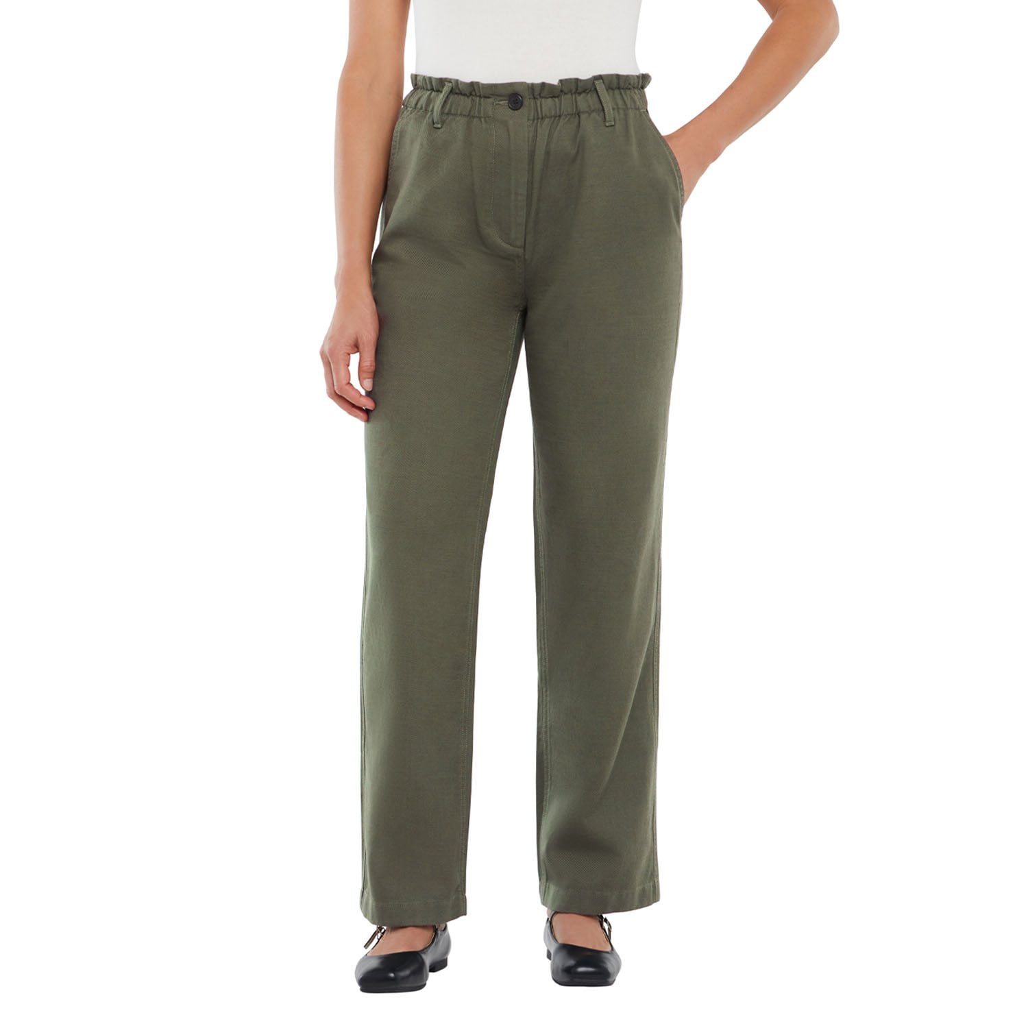 パンツ everyone polyester twill easy slacks M everyone polyester twill easy slacks