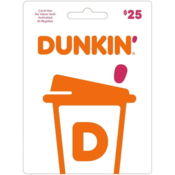 can you buy tobacco with a gift card Dunkin' Donuts $25 Gift Card
