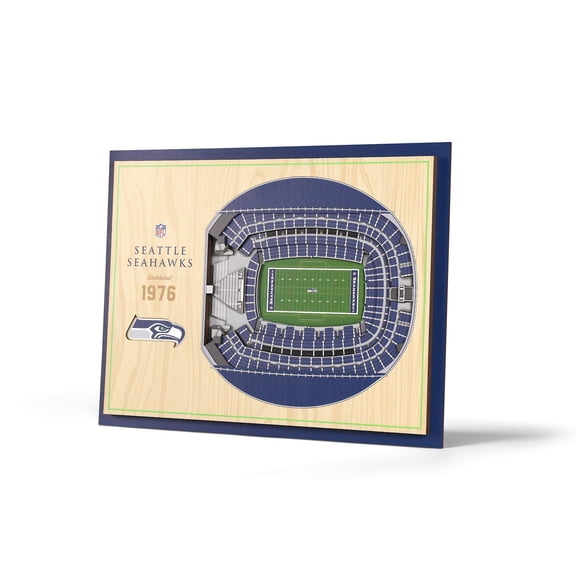 YouTheFan NFL 17" x 13" 5-Layer Stadium View 3D Wall Art