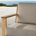 thumbnail image 3 of Member's Mark Lisbon Teak Deep Seating Set with Sunbrella Fabric, 4pc, 3 of 5