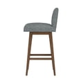 thumbnail image 10 of HH2 Home Upholstered Key Back Wood Adjustable Height Swivel Bar Stool, 10 of 19