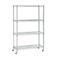 thumbnail image 1 of Seville Classics 4-Tier Steel Wire Shelving, 36" W x 14" D x 56.5"H, 1 of 12