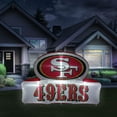 thumbnail image 3 of Logo Brands San Francisco 49ers Pre-Lit 7’x10’ Team Inflatable, 3 of 6